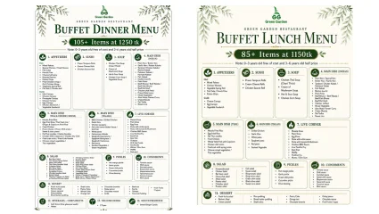 Customized Menu